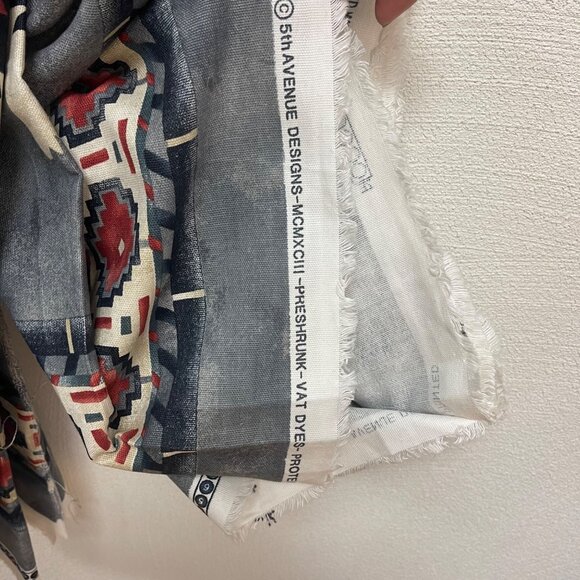 Vintage 5th Avenue Designs Southwest Print Sewing Material 3.25 Yards - Picture 3 of 3